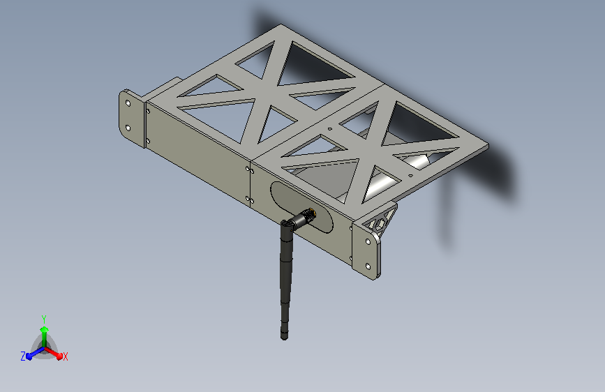 3D 可打印 1U 机架