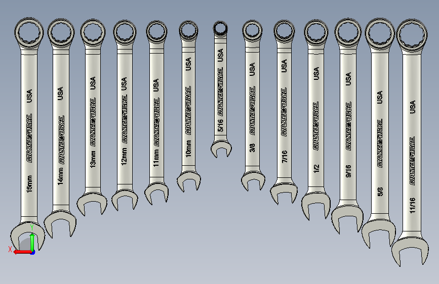 13-PC-扳手 背面视图