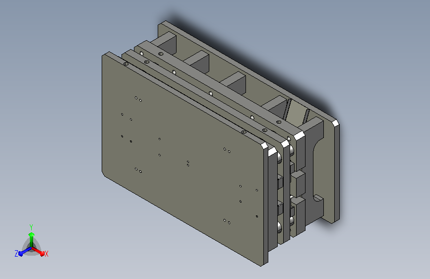 渐进式板材金属模具 catia