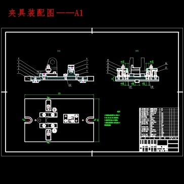 操纵杆支架的铣宽36槽夹具设计及加工工艺装备含非标5张CAD图