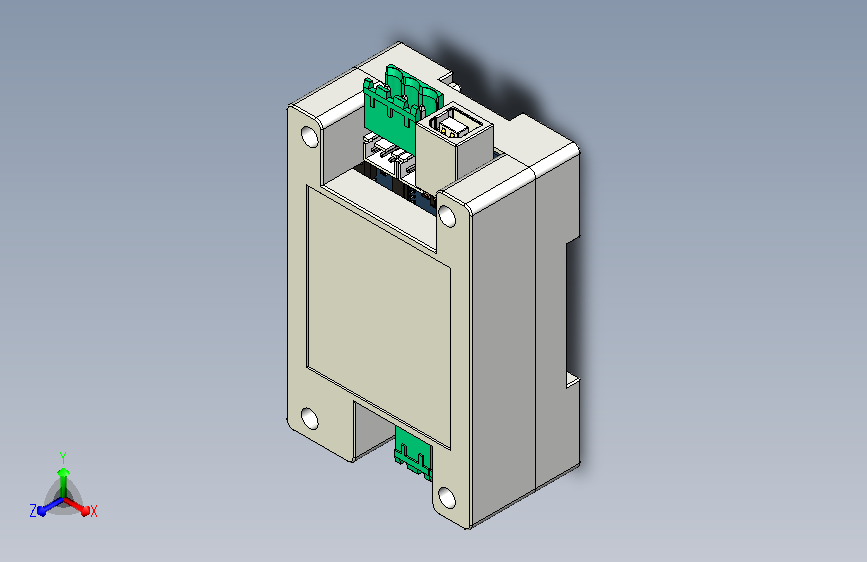 DIN 导轨盒 82x54x32MM