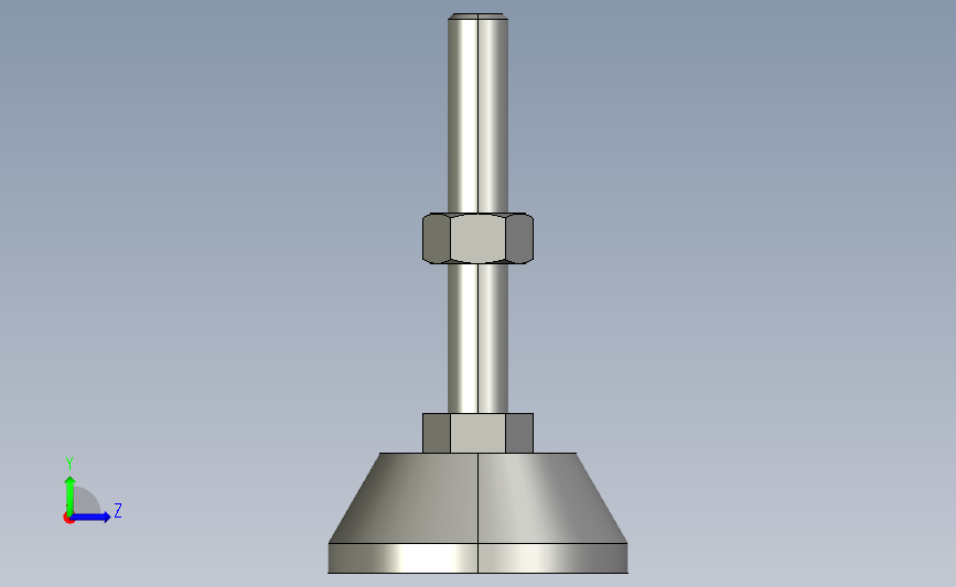 ajpb-d60-m12-l80_asm尼龙底座型地脚.stp 左侧视图