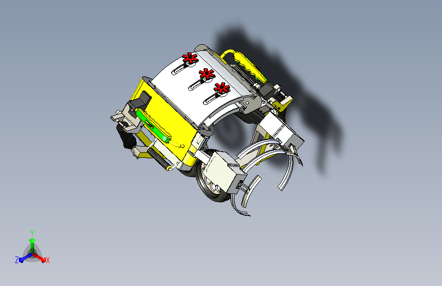 新型树枝修剪机3D模型