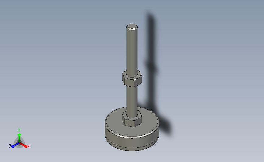 ajpc-d40-m8-l80_asm金属杯配橡胶底座型地脚.stp