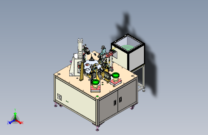 自动铆银点机3D模型