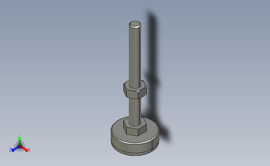 ajpc-d40-m10-l100_asm金属杯配橡胶底座型地脚.stp