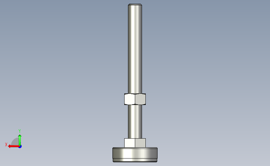 ajpc-d40-m12-l120_asm金属杯配橡胶底座型地脚.stp 背面视图