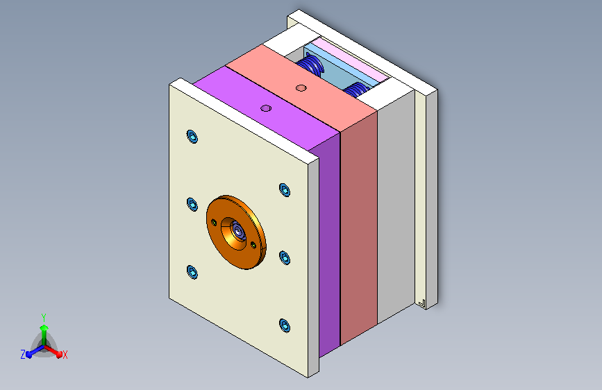 药瓶盖注塑模具设计3D图 1012130