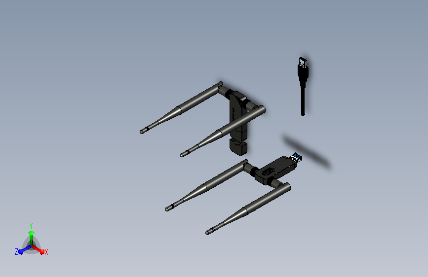 A0008924-熊猫 PAU0D AC1200 USB 3.0 双天线适配器
