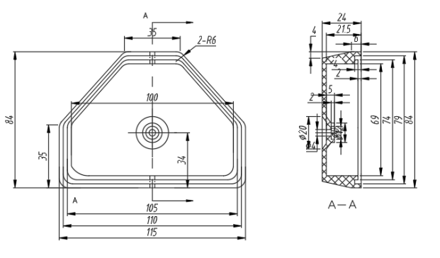 继电器盖注塑模具设计OK 1模2腔