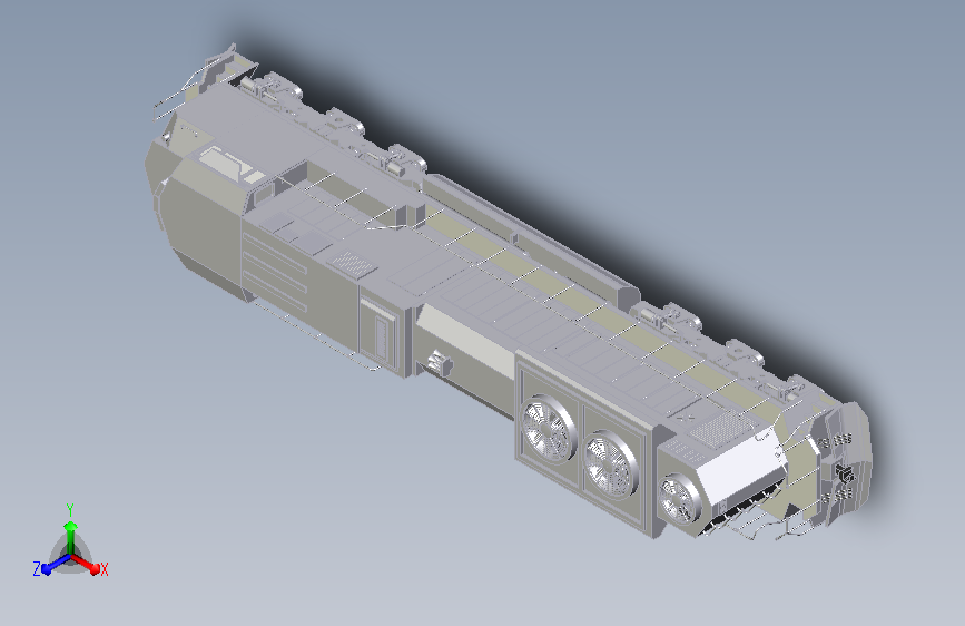 火车 机车13 Inventor