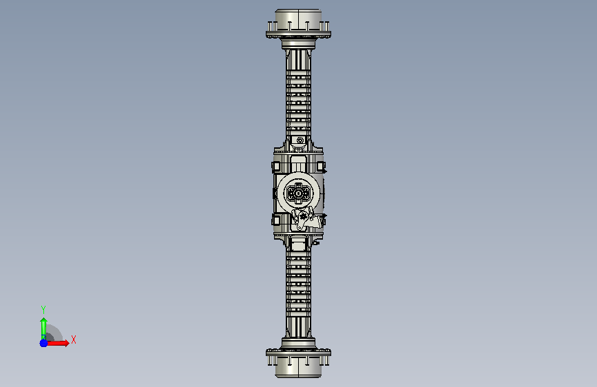 A0009001-重型后轴步进文件 正面视图