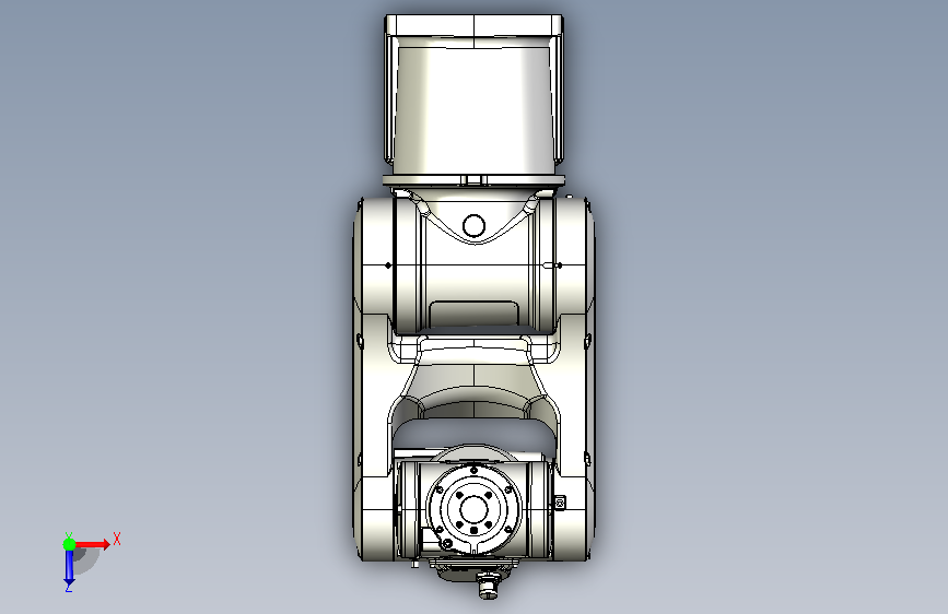 ABB-IRB1010最小工业机器人=1332686=30 俯视图
