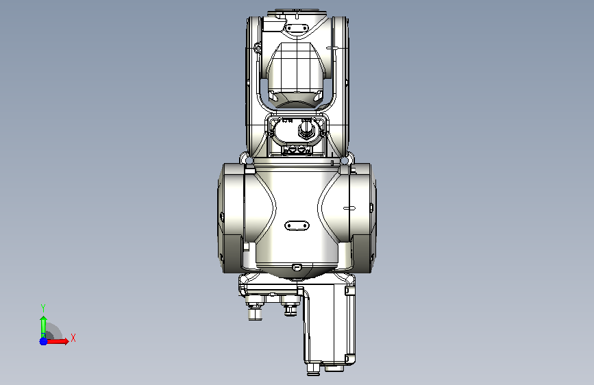 ABB-IRB1010最小工业机器人=1332686=30 正面视图