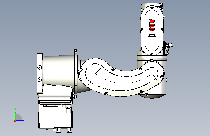 ABB-IRB1010最小工业机器人=1332686=30 左侧视图