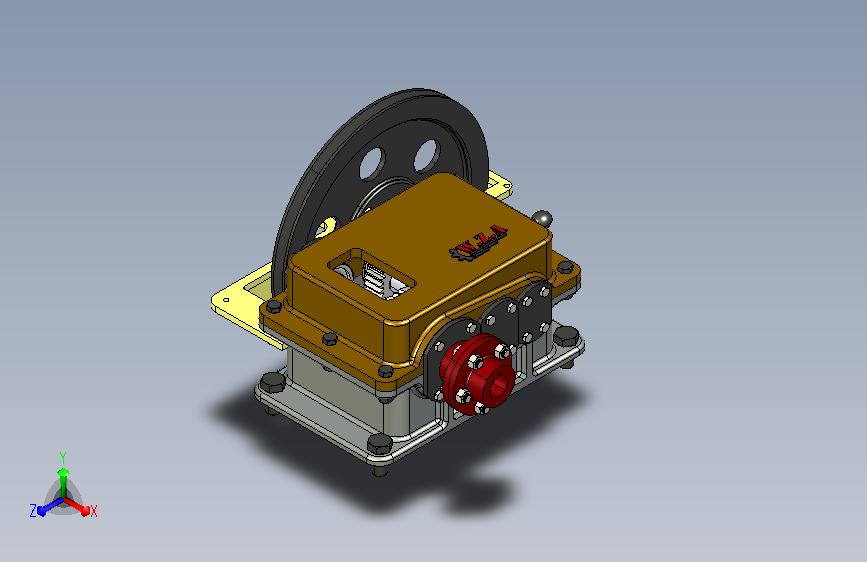二级二档变速箱 step stl