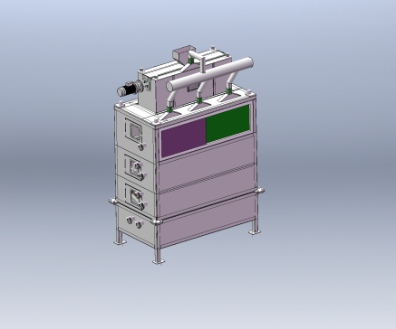 静电分选机Solidworks模型三维SW带参==338658