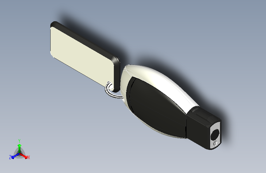 AMG奔驰车钥匙 catia