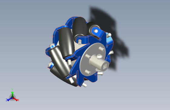 麦克纳姆轮Inventor 2