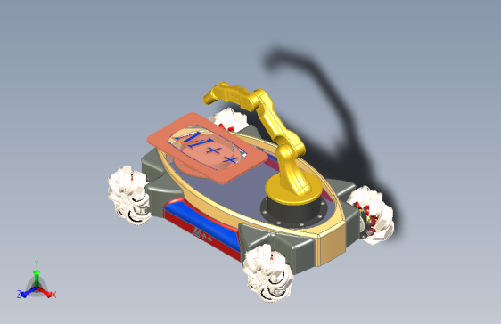 麦克纳姆轮小车71  sw21