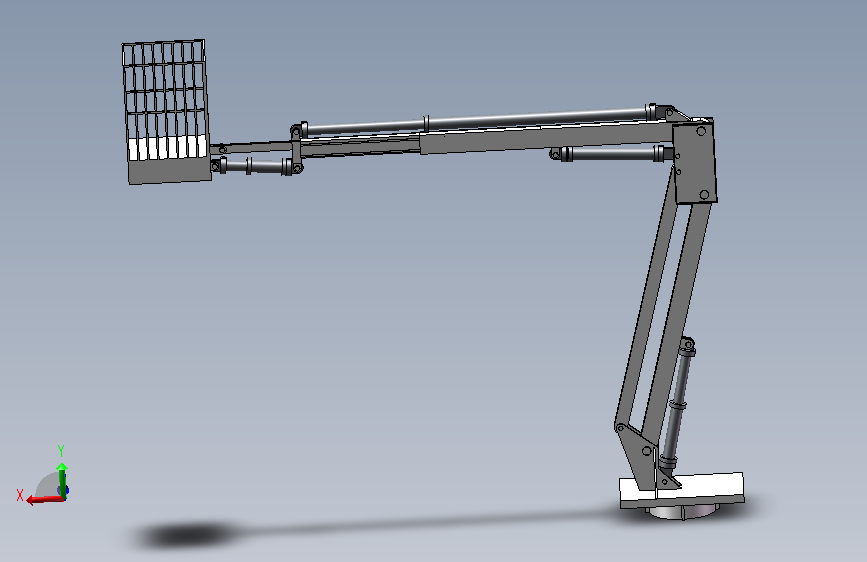 高空作业车上装装置设计sw+cad+说明书