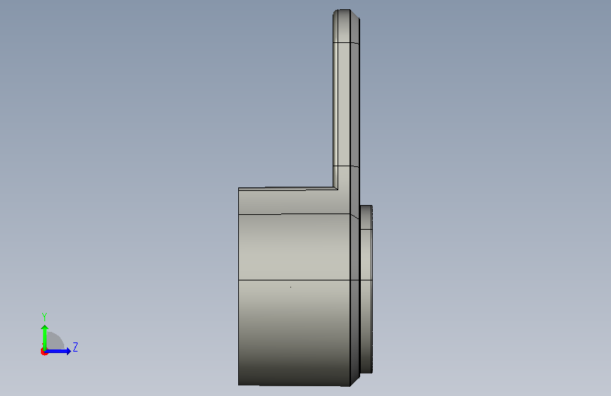 A0009248-EV 充电器 Type 2 插座 左侧视图
