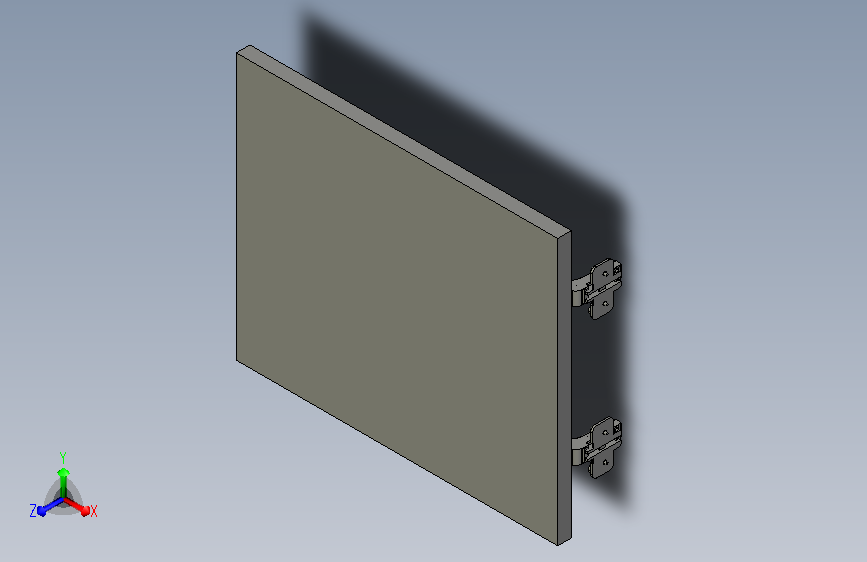 电视床边桌 Inventor 25