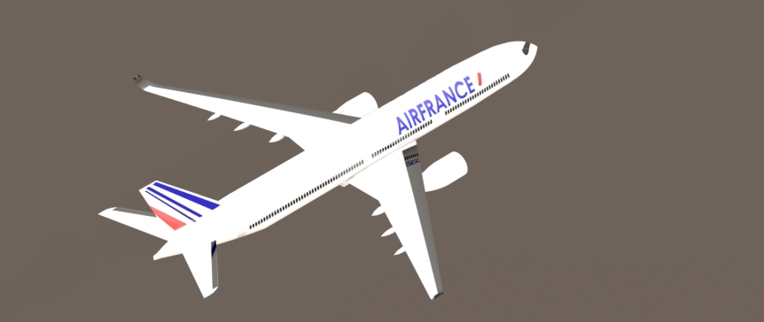 042-客机-法国航空公司的空客a350-xwb STEP SW