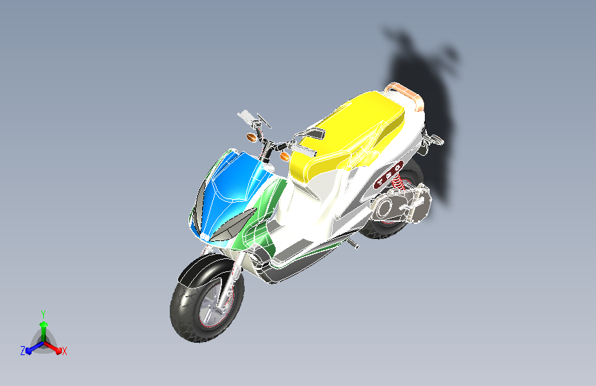 50cc踏板车 TBO-S20 STP