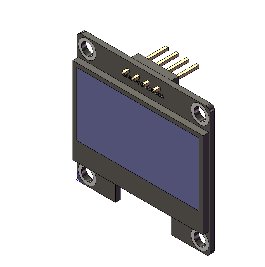 061-OLED-SSD1315 中景源 1.29寸 OLED 模块 STEP