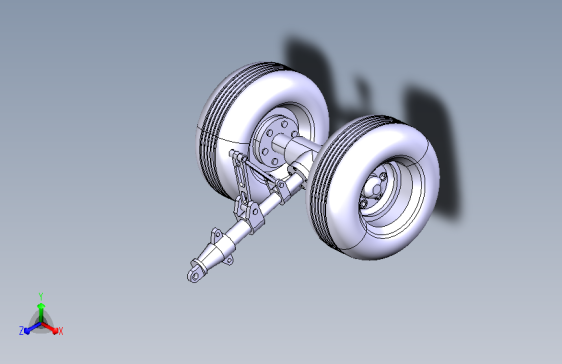 飞机起落架总成-2 2 CATIA