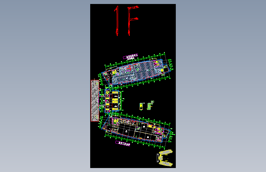 AS-2 住院楼平面图1F