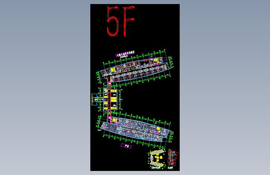 AS-2 住院楼平面图5F
