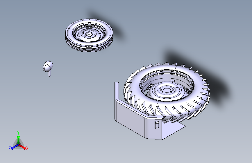 概念拖拉机-塔萨里米-1 2 CATIA