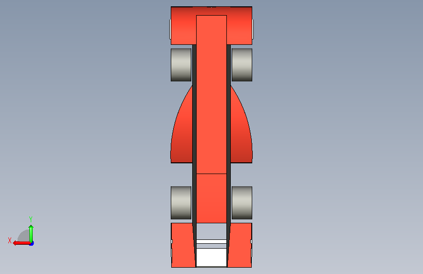 026-F1赛车-STEP STL 背面视图