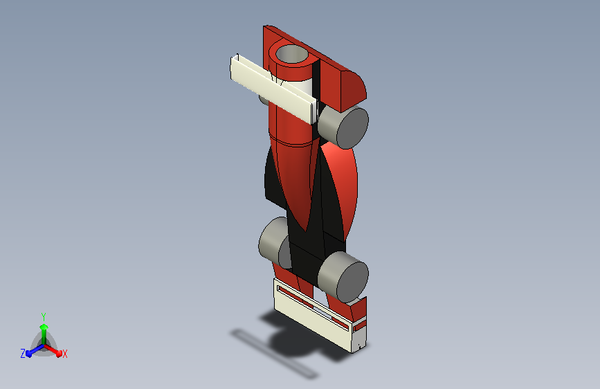 026-F1赛车-STEP STL 主视图