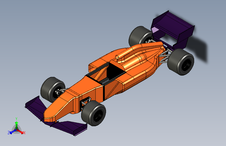 042-F1赛车-STEP 主视图