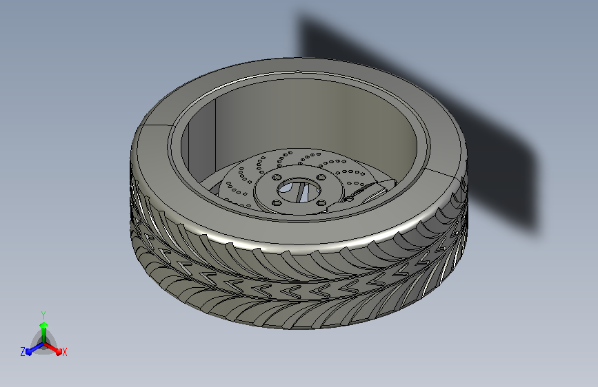 轮毂CATIA STP
