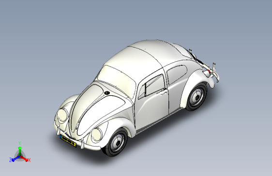 A0009475-使用SolidWorks Flow Simulation对大众甲壳虫进行CFD分析
