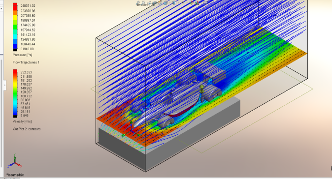 A0009484-使用SolidWorks流模拟进行F1赛车空气动力学分析