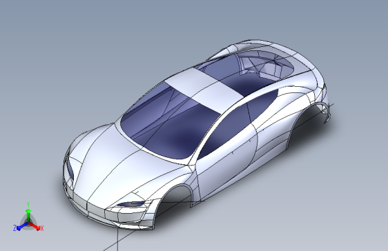 A0009465-特斯拉 Roadster 表面建模