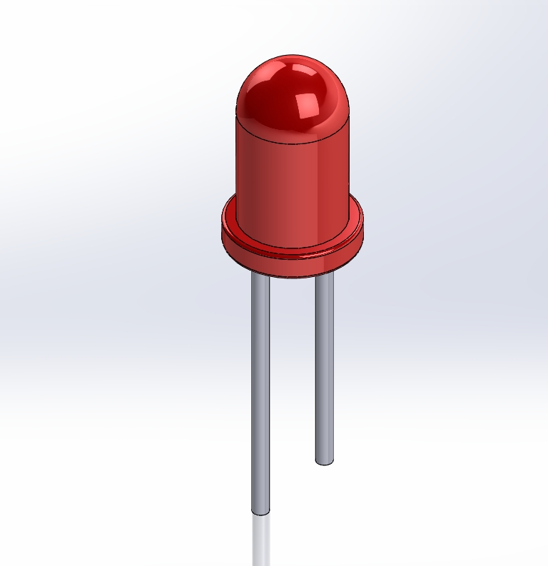 026-LED直插-圆形红色LED 2.5mm SW