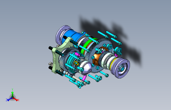 越野车分动箱 CATIA