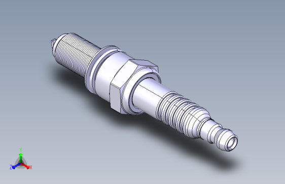 火花塞 CATIA