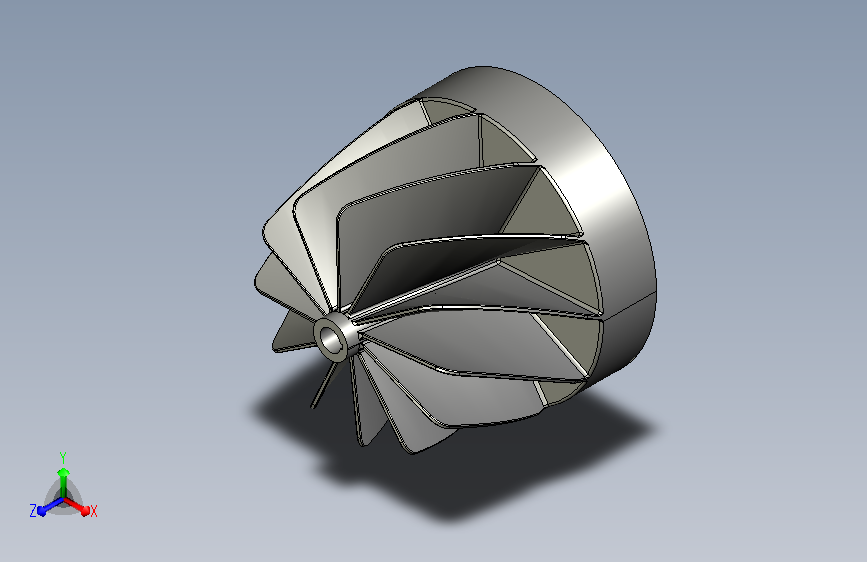 叶轮 10 1 STP CATIA