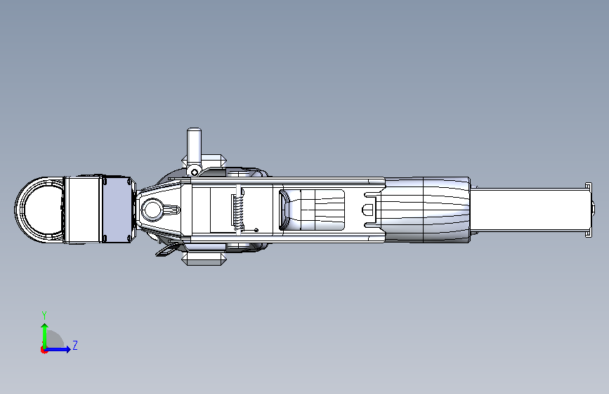 SR-2M冲锋枪 左侧视图