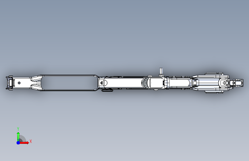 SR-2M冲锋枪 正面视图