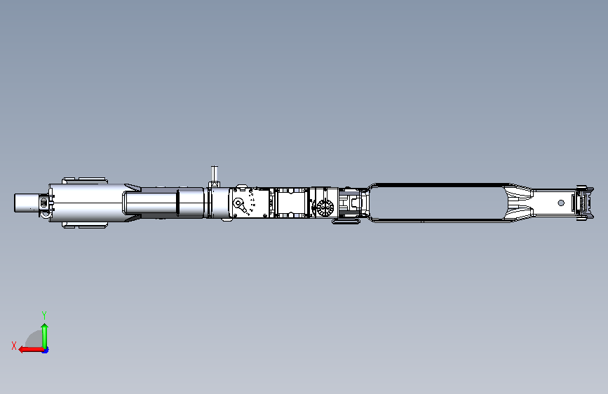 SR-2M冲锋枪 背面视图