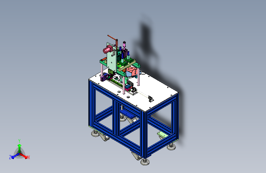 N95半自动耳带机旋转焊接机3D原档
