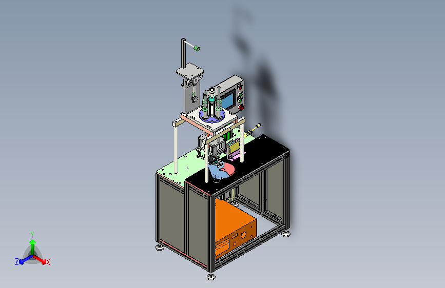 N95旋转半自动旋转焊带机3D